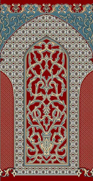 فرش مسجدی 700 شانه کد 391 روناسی 