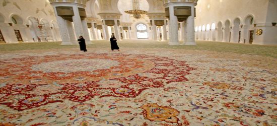 فرش مسجد شیخ زاید، بزرگترین فرش جهان و دستباف ایران